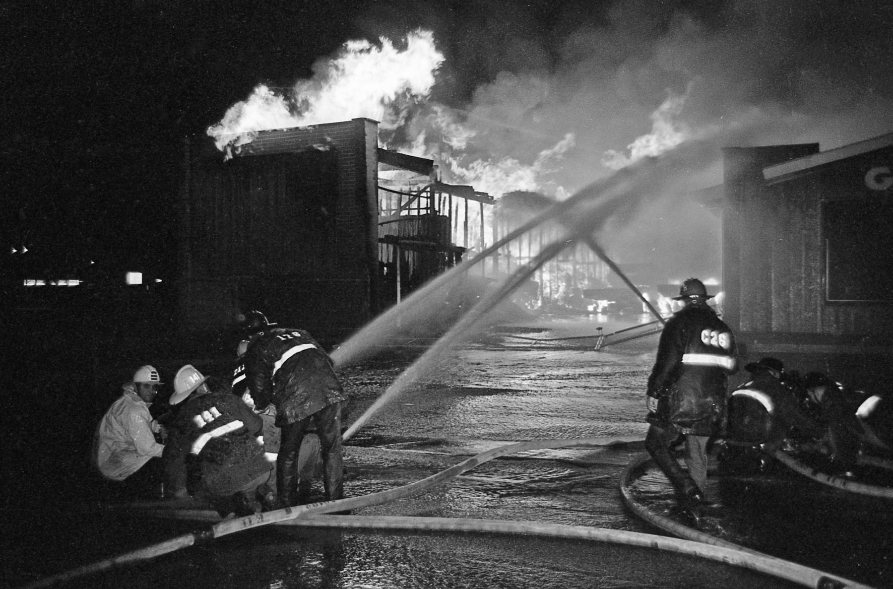 Watching Grant Road Lumber burn down in 1968